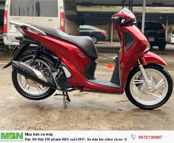 Bán SH Việt 150 phanh ABS cuối 2017- Xe dán kín nilon cả xe- Quá  Mới