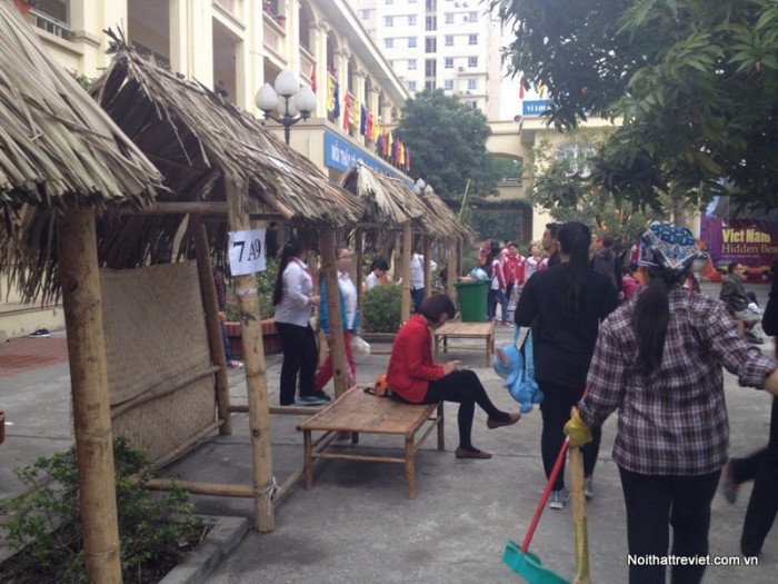 Cho thuê bàn ghế tre - Thân Thiện Phát