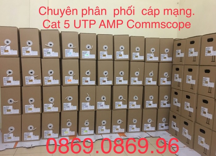 Cáp mạng Cat 5E AMP Commscope - Mã SP: 6-219590-2
