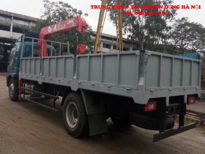 Xe tải Thaco OLLIn 900B gắn cẩ 3 tấn UNIC model URV343 ( 3 tấn 4 đốt ) giá tốt nhất, Trả trước 200tr, giao xe ngay
