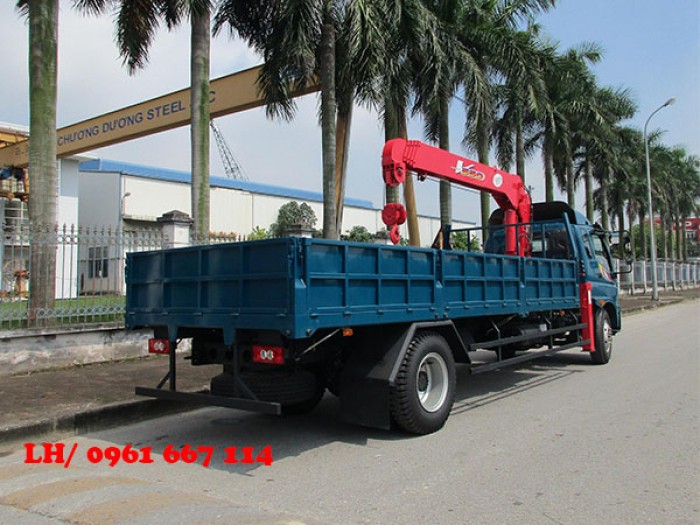 Xe tải 9.5 tấn Thaco OLLIN 950A gắn cẩu 5 tấn UNIC model URV555 ( 5 tấn 5 đốt ) giá khuyến mại khủng