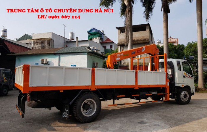 Xe tải 9,5 tấn Thaco OLLIN950A gắn cẩu 5 tấn HANA HNC523 ( 5 tấn 3 đốt )