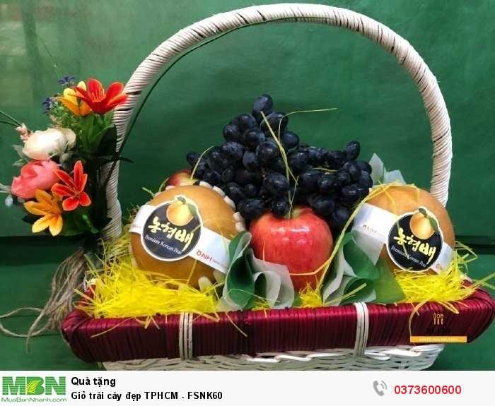 Giỏ trái cây đẹp TPHCM - FSNK600