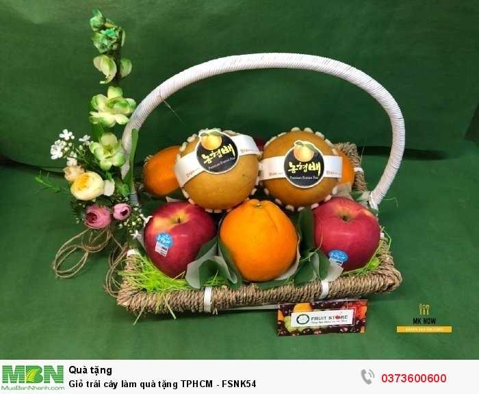 Giỏ trái cây làm quà tặng TPHCM - FSNK54