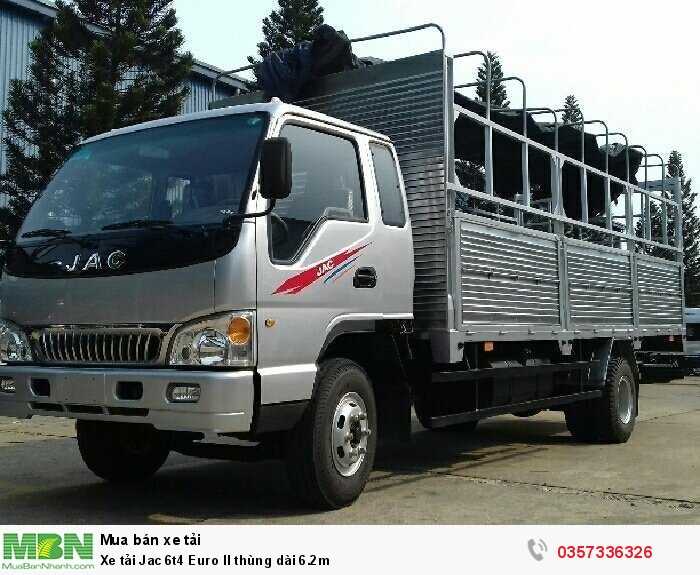 Xe tải Jac 6t4 Euro II thùng dài 6.2m