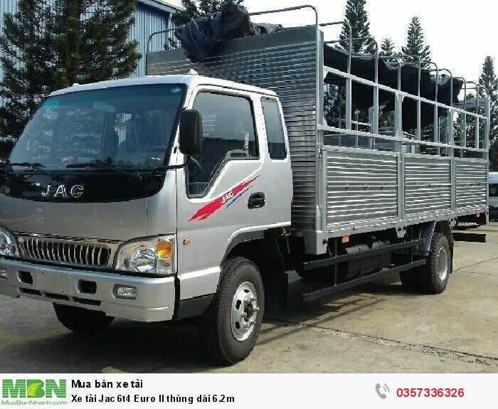 Xe tải Jac 6t4 Euro II thùng dài 6.2m