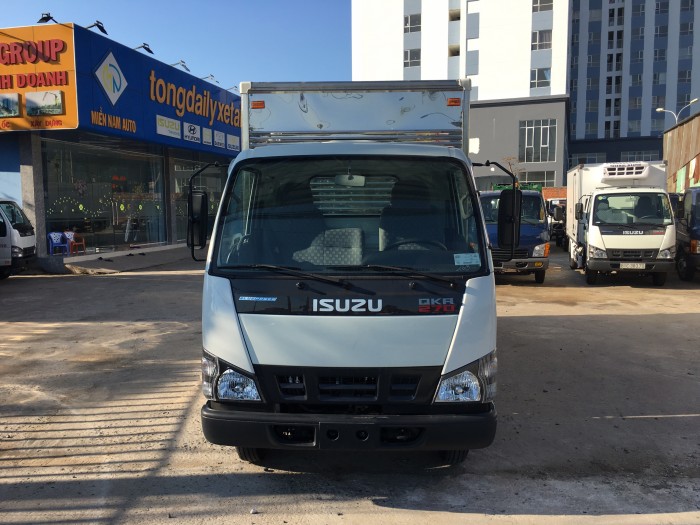 ISUZU thùng kín bửng nâng tải 1.9 tấn thùng dài 4.3 m - TRẢ GÓP