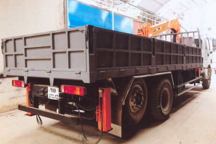 Thaco Auman C1500/P255 gắn cẩu 5 tấn SANGDO model SC514ML| Hỗ trợ trả góp ngân hàng, giá thanh lý