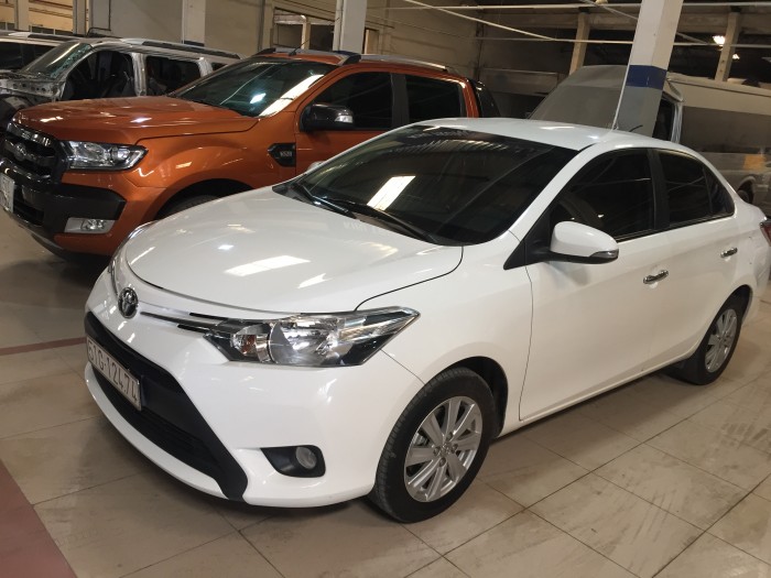 Bán Toyata Vios 1.5E sx 2017 màu trắng Tp