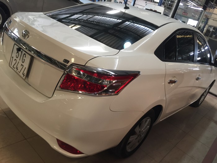 Bán Toyata Vios 1.5E sx 2017 màu trắng Tp
