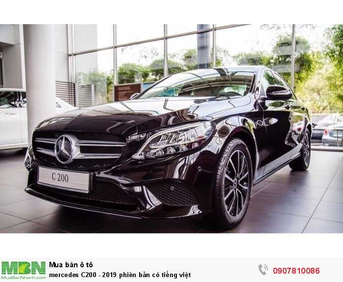 Mercedes C200 - 2019 phiên bản có tiếng việt