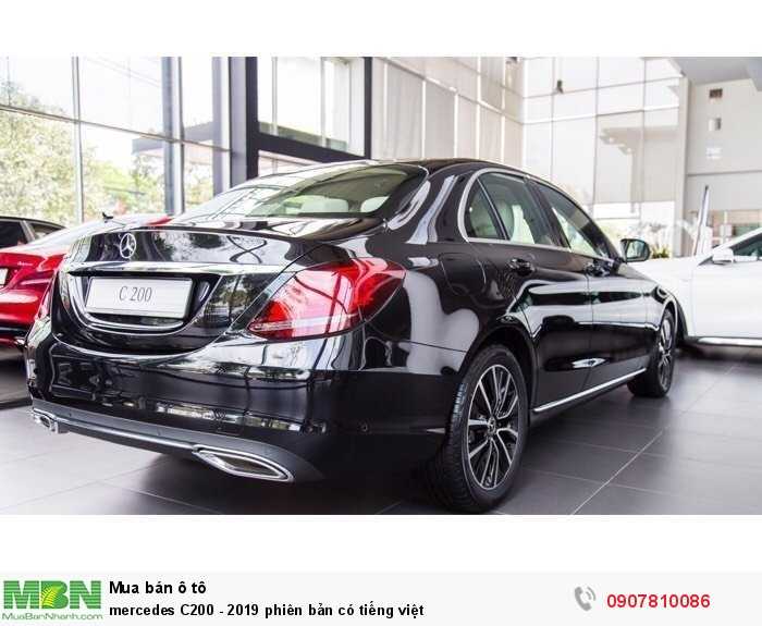 Mercedes C200 - 2019 phiên bản có tiếng việt