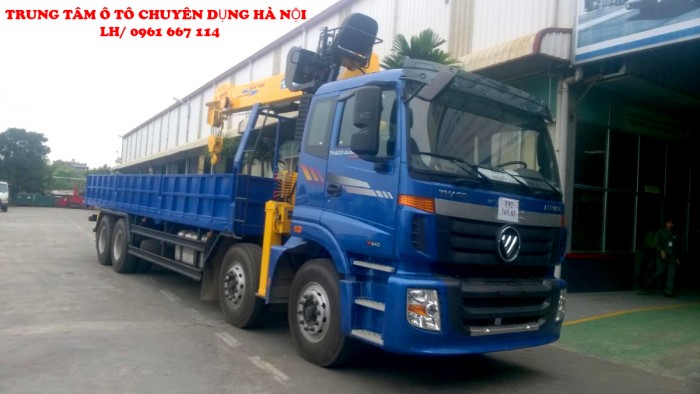 Xe tải 4 chân Thaco Auman C300 gắn cẩu 8 tấn SOOSAN model SCS746L | Hỗ trợ mua trả góp lãi xuất thấp