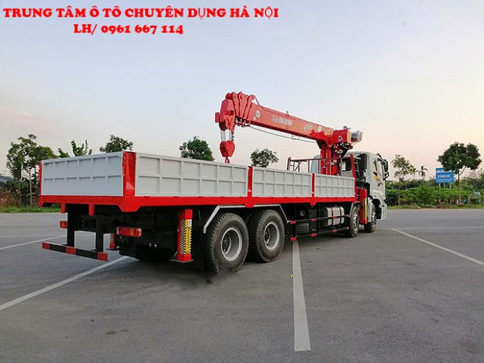 Thaco Auman C300 gắn cẩu 12 tấn ATOM1205 | Giá siêu khuyến mãi | Hỗ trợ khách hàng mua trả góp