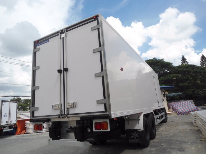 HINO FL 3 chân Đông Lạnh tải 15 tấn Thùng LAMBARET - TRẢ GÓP