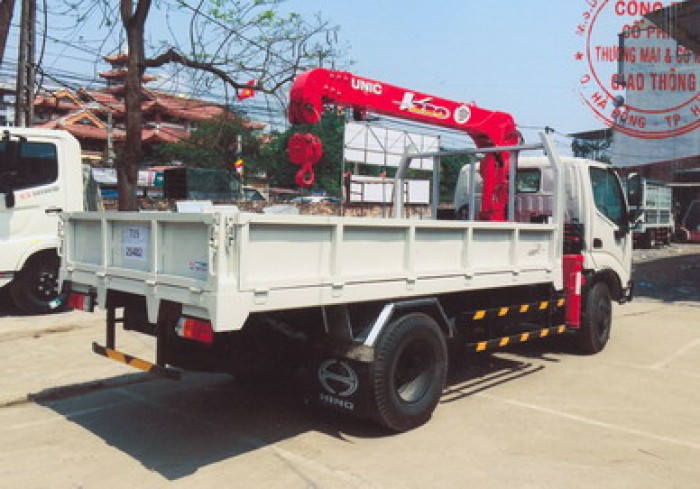 Xe tải 4 tấn HINO WU342L gắn cẩu 2 tấn UNIC model URV234 | Giá siêu khuyến mãi | Hỗ trợ khách hàng mua xe trả góp