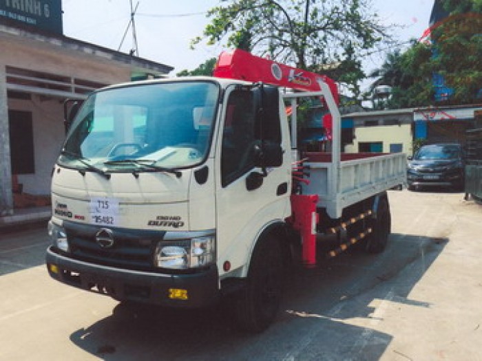 Xe tải 4 tấn HINO WU342L gắn cẩu 2 tấn UNIC model URV234 | Giá siêu khuyến mãi | Hỗ trợ khách hàng mua xe trả góp