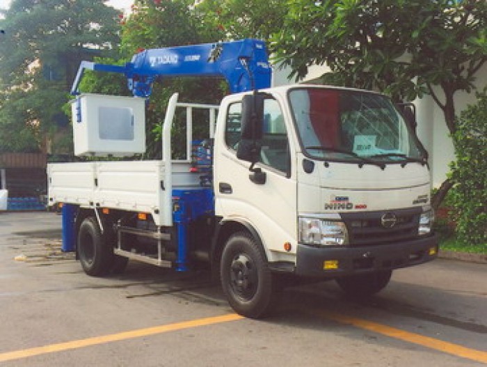 Xe tải 4 tấn HINO WU342L gắn cẩu 3 tấn TADANO mdel TM-ZE295MH | Giá rẻ nhất | Hỗ trợ mua xe trả góp lãi xuất thấp