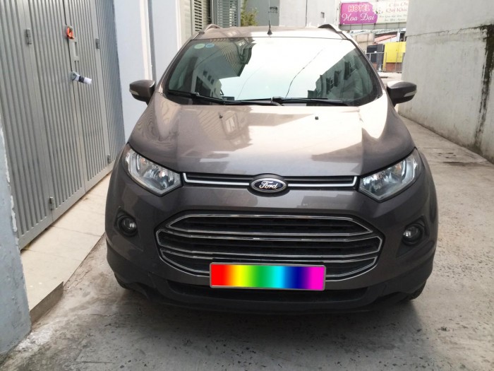 Cần tiền gấp bán Ford EcoSport 2015, số sàn, màu xám như mới