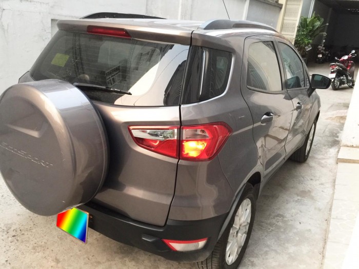 Cần tiền gấp bán Ford EcoSport 2015, số sàn, màu xám như mới