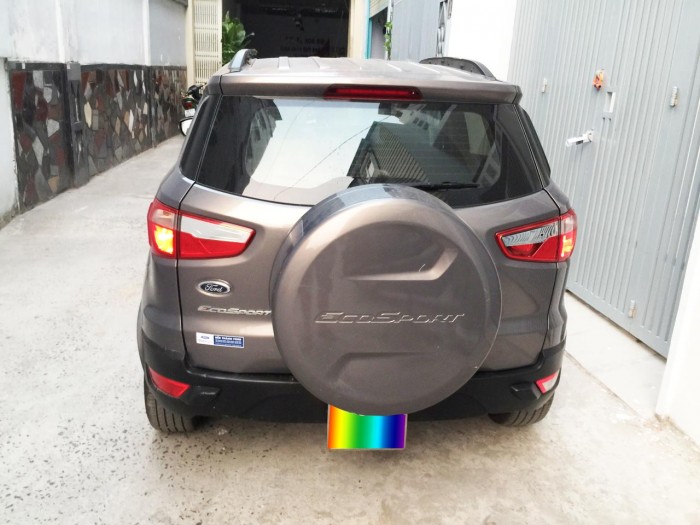 Cần tiền gấp bán Ford EcoSport 2015, số sàn, màu xám như mới