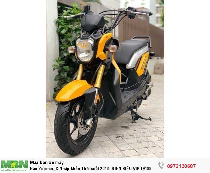 Bán Zoomer_X Nhập khẩu Thái cuối 2013- BIỂN SIÊU VIP 19199