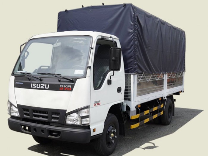 Xe tải Isuzu 2T3 thùng bạt - QKR77HE4