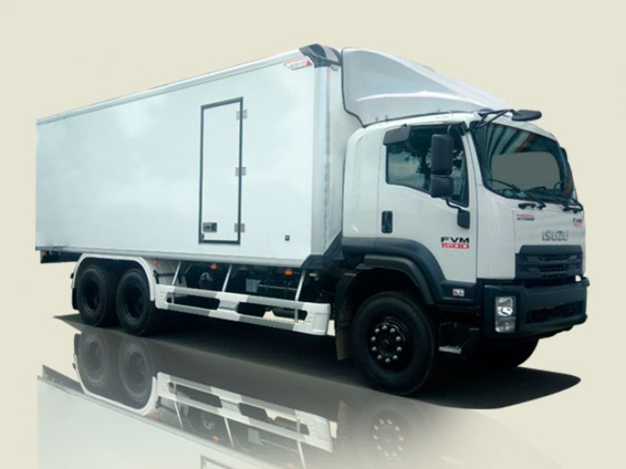 Xe tải Isuzu 15 tấn thùng bảo ôn - FVM34TE4, thùng dài 7m66