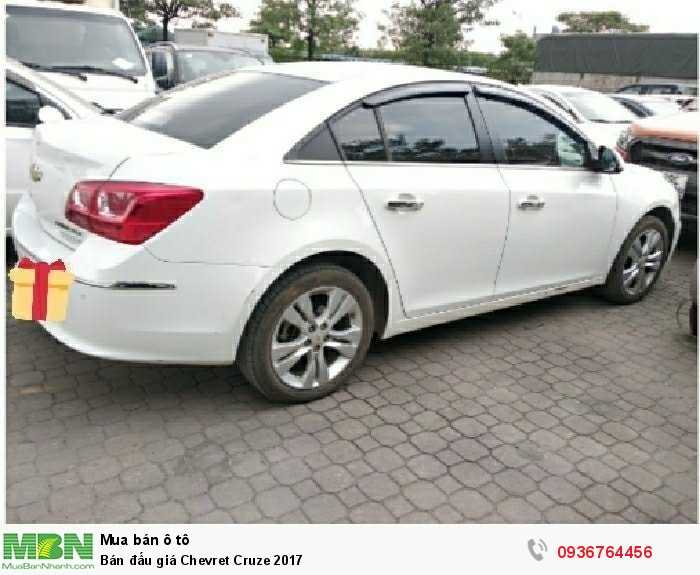 Bán đấu giá Chevret Cruze 2017