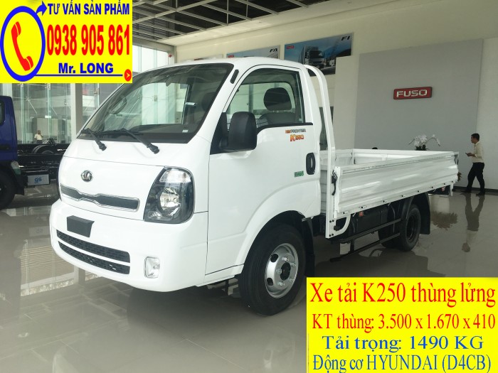 Xe tải Frontier KIA K250 tải trọng 1 tấn 4 hỗ trợ trả góp tại Đà Nẵng
