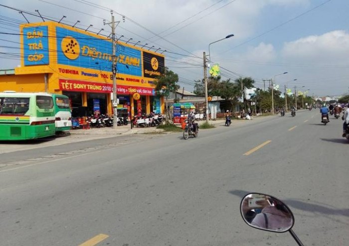 Bán đất mặt tiền đường Nguyễn Hữu Trí cách chợ Đệm 500m, SHR, giá 900tr