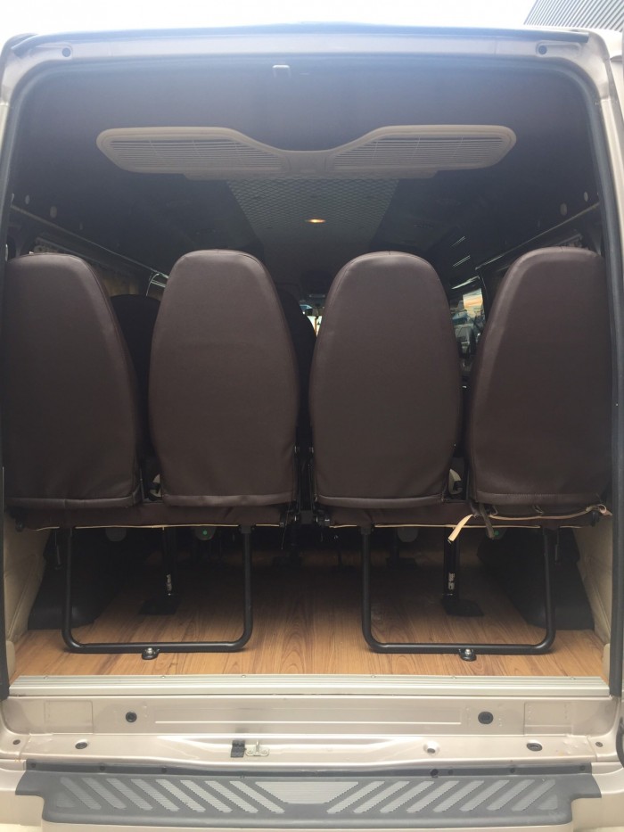 Bán Ford Transit sx 2018 màu ghi vàng full option