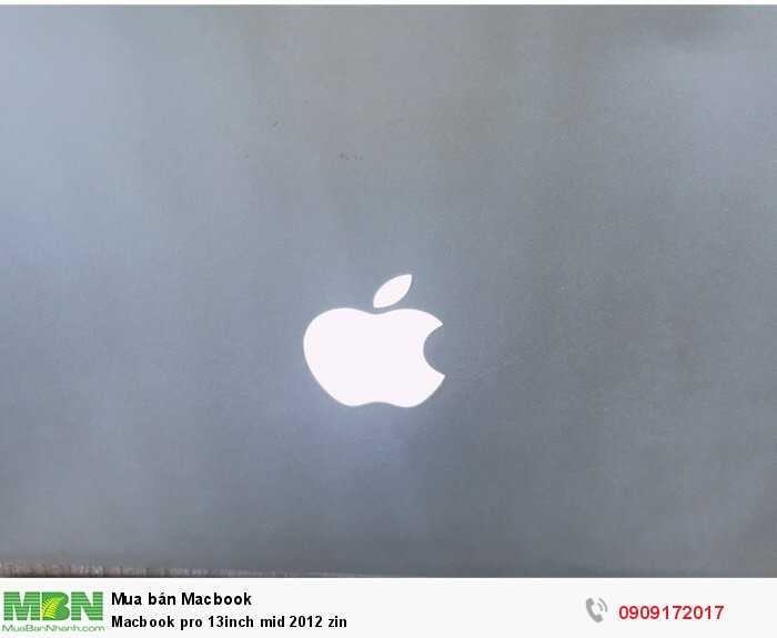 Macbook pro 13inch mid 2012 zin1