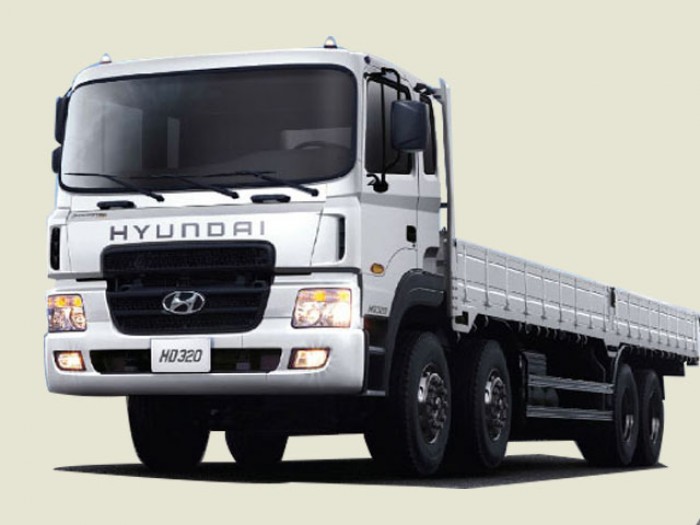 Xe tải Hyundai 4 chân 17T8 thùng lửng - HD320, thùng 9m65