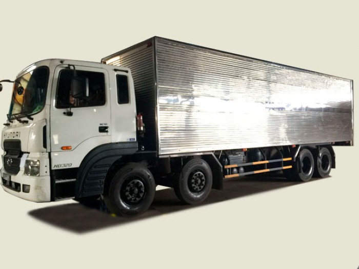HD320 - Xe tải Hyundai 17 tấn 4 chân thùng kín, thùng 9m6