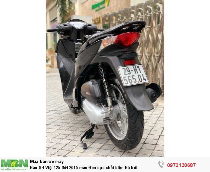 Bán SH Việt 125 đời 2015 màu Đen cực chất biển Hà Nội
