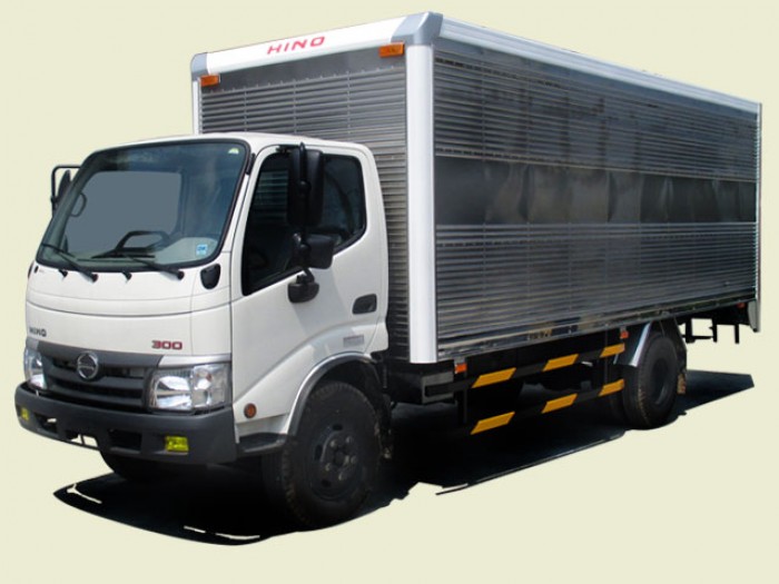 Xe tải Hino Dutro 4T5 thùng kín bửng nâng - XZU342L, thùng 5m