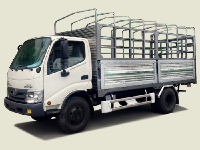 Xe tải Hino 3T49 thùng mui bạt - XZU342L, thùng 5m