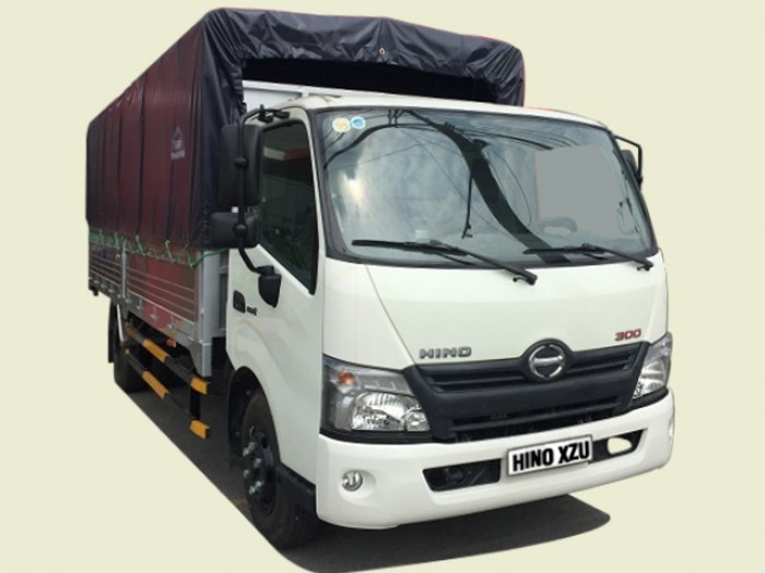 Xe tải Hino 5 tấn thùng mui bạt - XZU730L, thùng 5m5