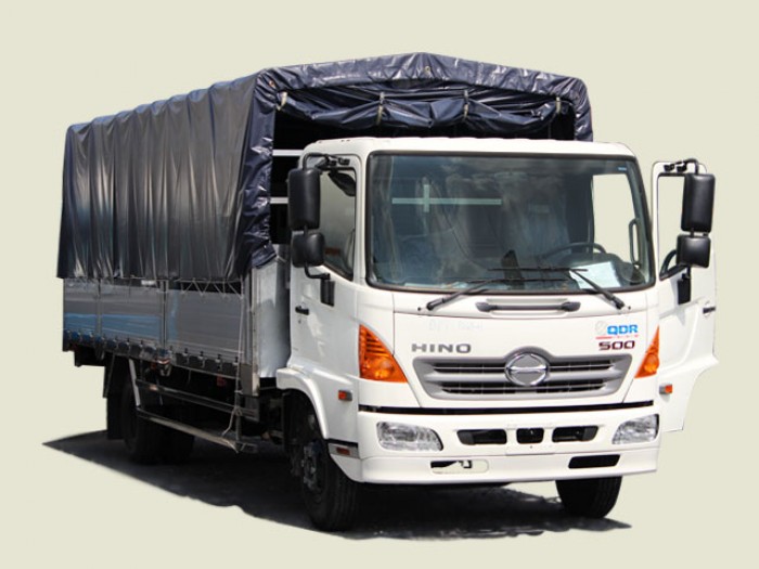 Xe Tải Hino 6 Tấn Thùng Mui Bạt - FC9JJTA, thùng 5m7