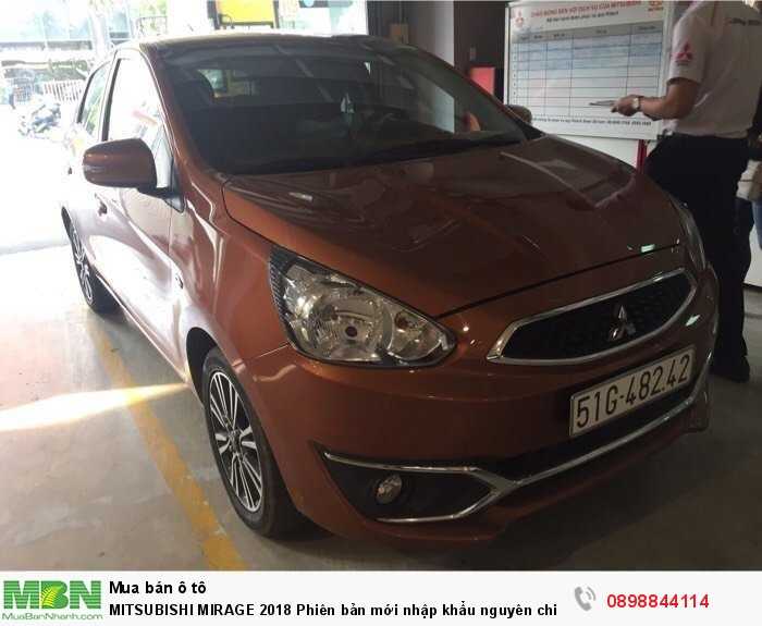 MITSUBISHI MIRAGE 2018 Phiên bản mới nhập khẩu nguyên chiếc. Hỗ trợ trả góp 90%