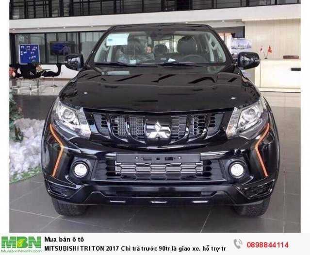 MITSUBISHI TRI TON 2017 Chỉ trả trước 90tr là giao xe. hỗ trợ trả góp 90%