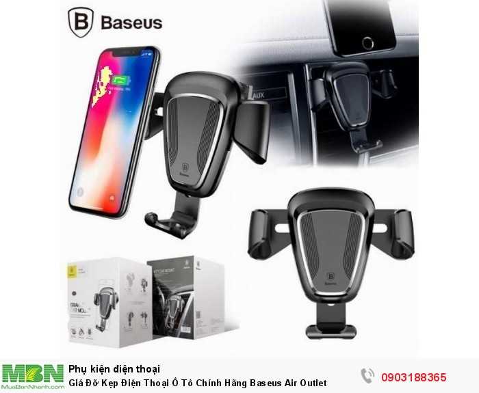 Giá Đỡ Kẹp Điện Thoại Ô Tô Chính Hãng Baseus Air Outlet