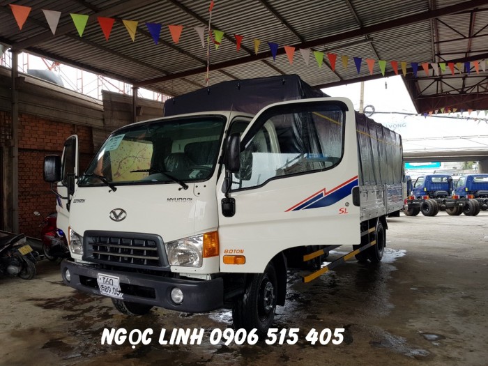 Xe tải 120sl thùng mui bạt 8 tấn thùng dài 6m3 giao xe ngay