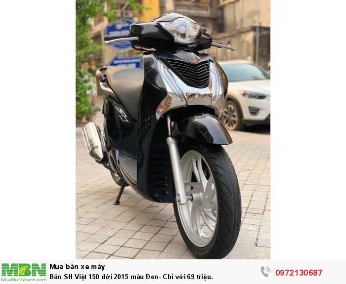 Bán SH Việt 150 đời 2015 màu Đen- Chỉ với 69 triệu.