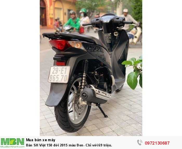 Bán SH Việt 150 đời 2015 màu Đen- Chỉ với 69 triệu.