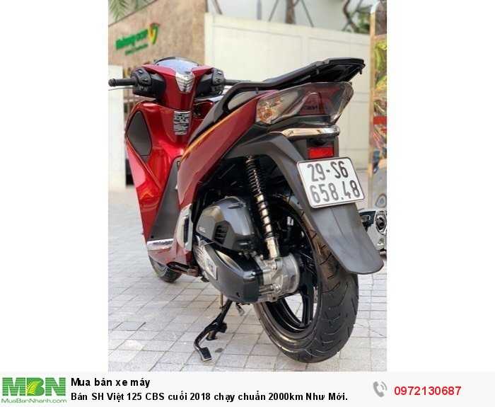 Bán SH Việt 125 CBS cuối 2018 chạy chuẩn 2000km Như Mới.