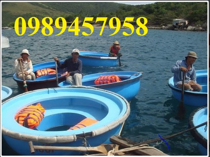 Làm thúng mặt kính, Thúng đáy kính du lịch chở 6 người - 1