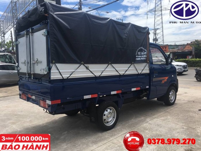 Xe tải DONGBEN thùng bạt dài 2.450 nhập khẩu