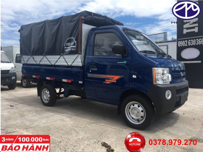 Xe tải DONGBEN thùng bạt dài 2.450 nhập khẩu